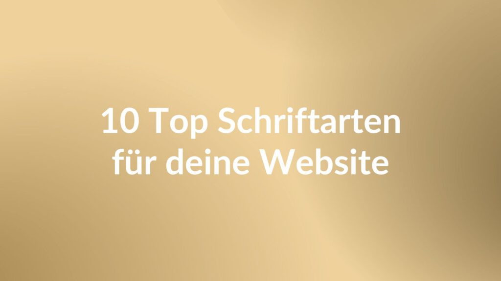 10 top schriftarten für dein website