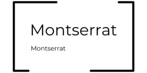 Montserrat Schriftart Font