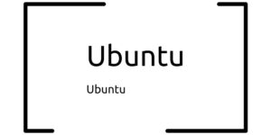 Ubuntu Schriftart Font