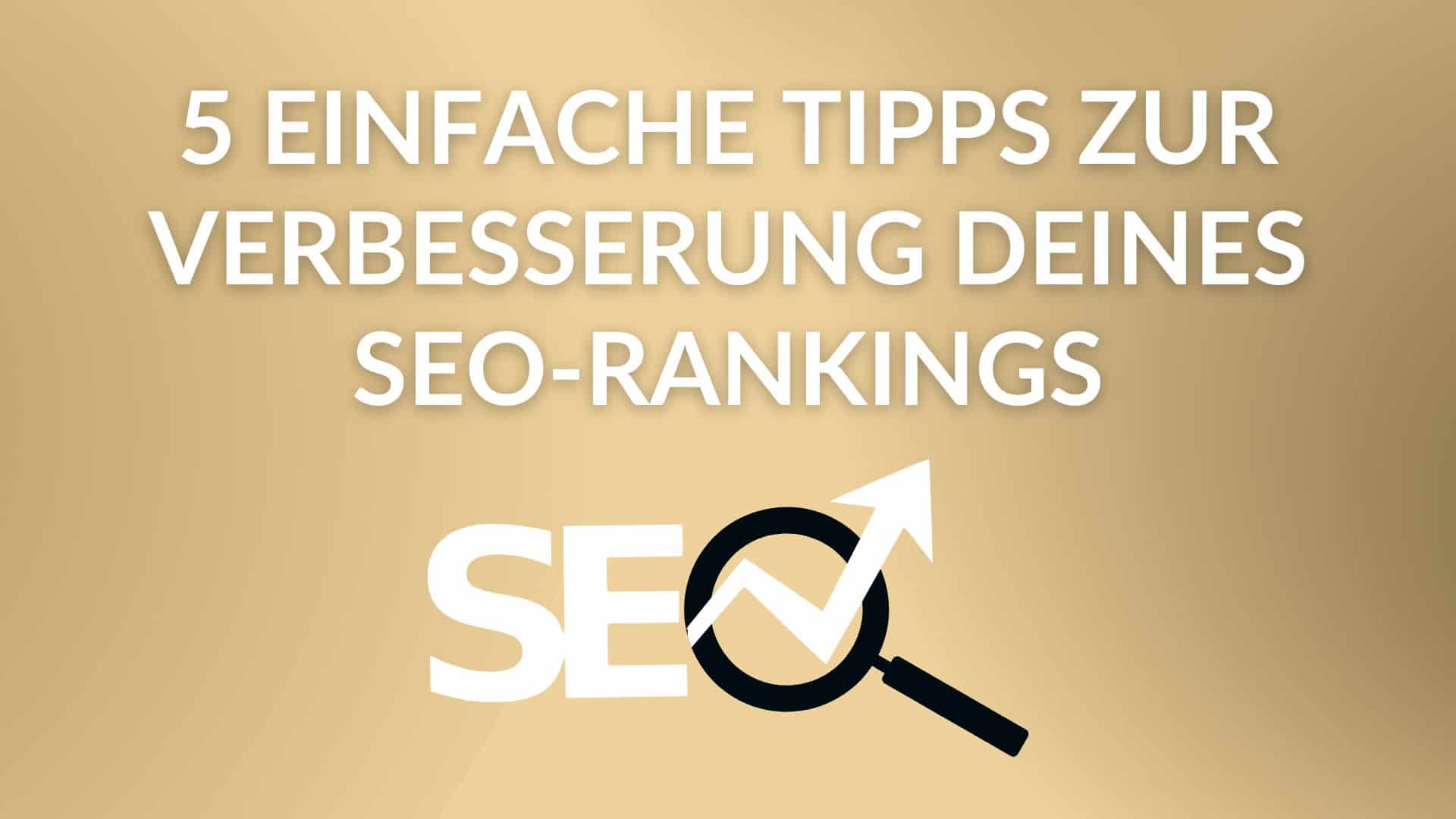 Einfache Tipps zur Verbesserung Deines SEO-Rankings by thomas gress