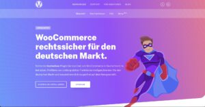 Plugin Germanized fuer Woo Commerce Screenshot von der Website