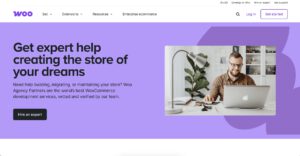 Woo Commerce Startseite Screenshot