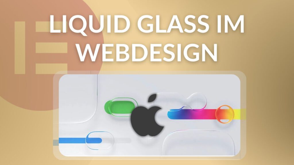 Liquid Glass im Webdesign Thumbnail für Blogartikel