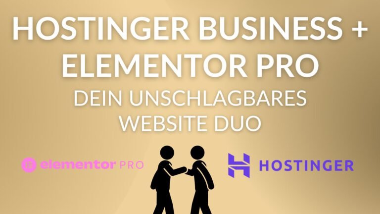 Hosting-Business mit WordPress & Elementor Pro, professionelles Website-Duo für Unternehmer