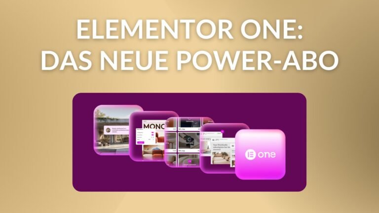 blogbeitrag über elementor one von thomas gress thumbnail