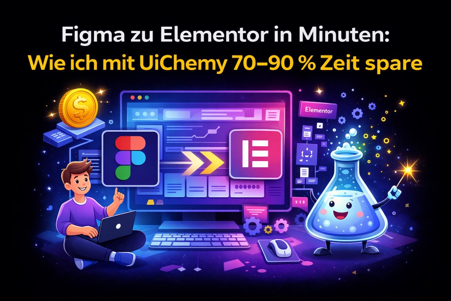 ein blogbeitragsbild von thomasgress über ui chemy figma zu elementor exportieren