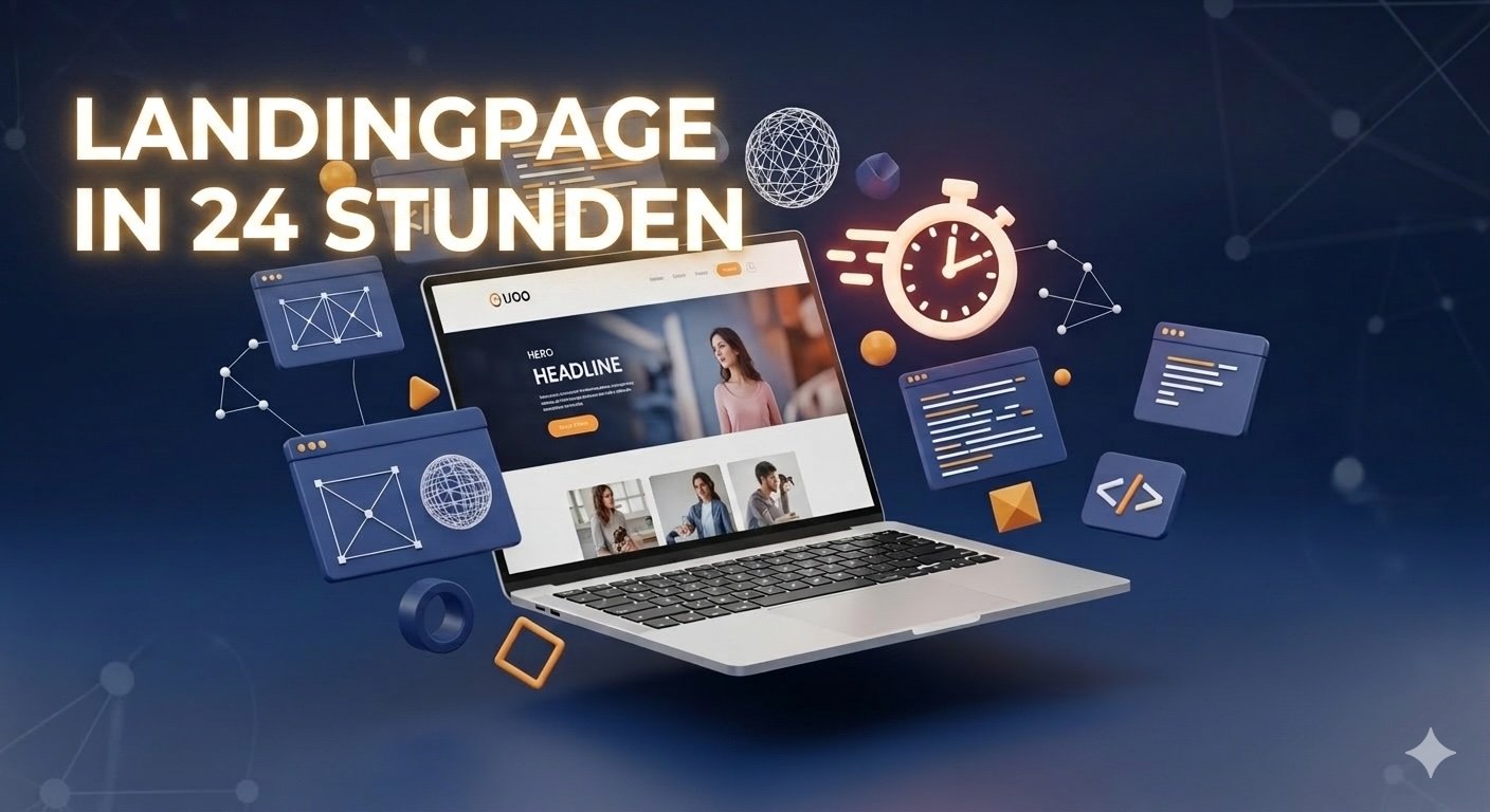 blogbeitragsbild für von claude html zu elementor landingpage in 24 stunden