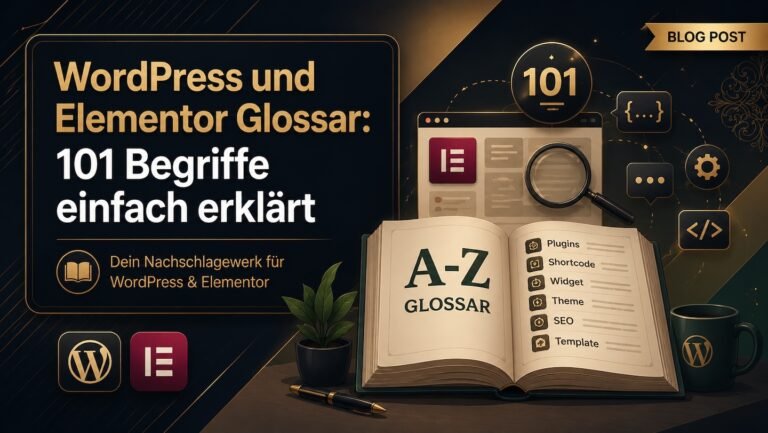 WordPress und Elementor Glossar: 101 Begriffe einfach erkl&auml;rt